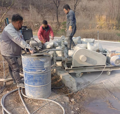 瀍河回族路面下沉注浆